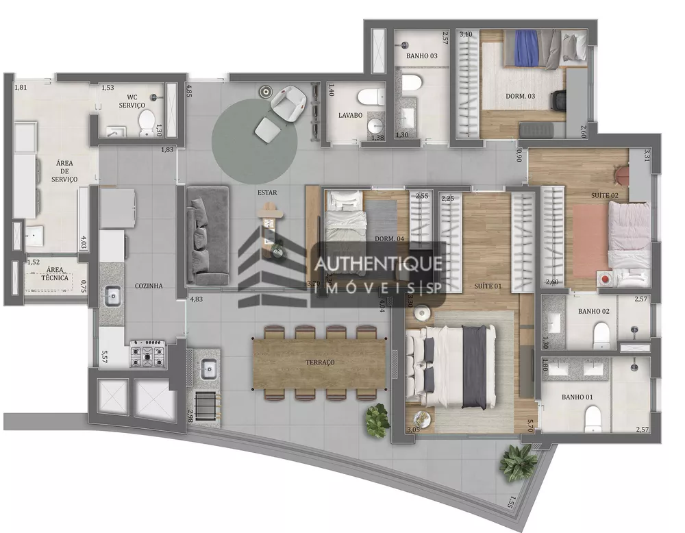 Apartamento, 2 quartos, 79 m² - Foto 8