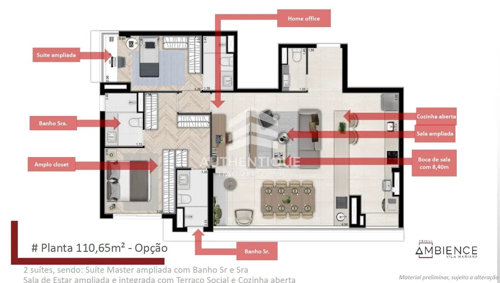 Apartamento, 2 quartos, 75 m² - Foto 4