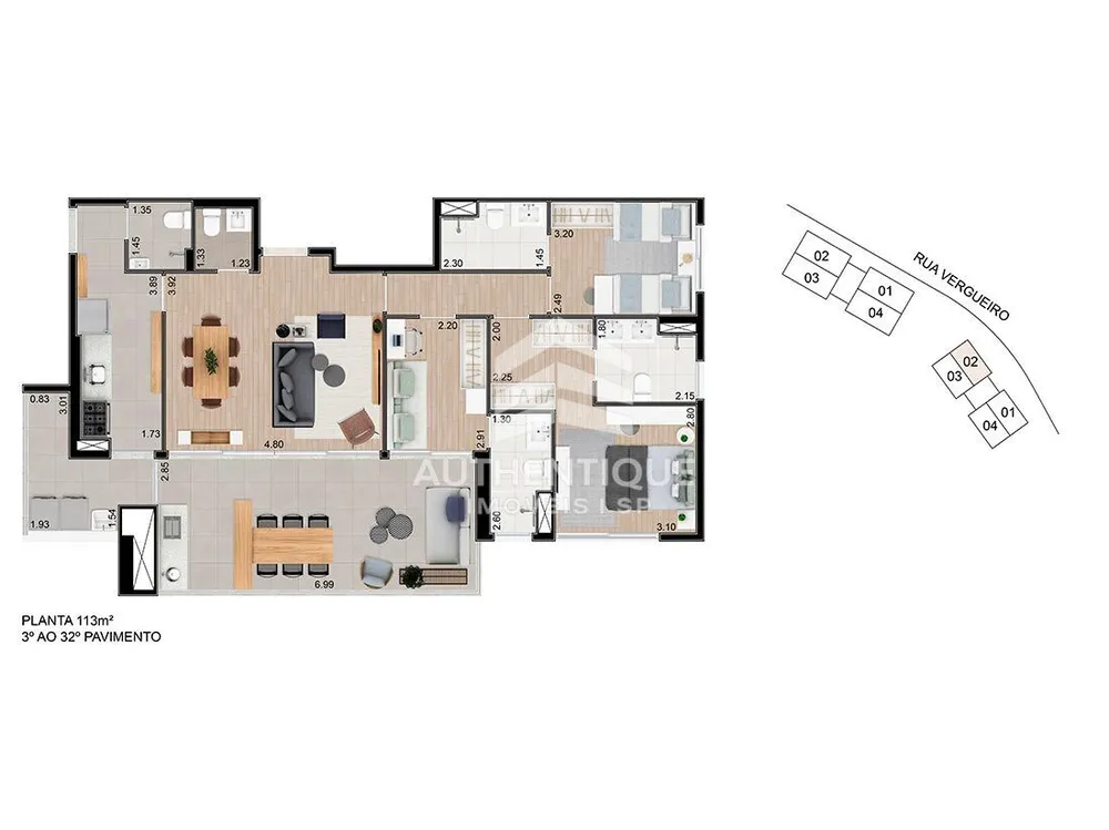 Apartamento, 3 quartos, 114 m² - Foto 46