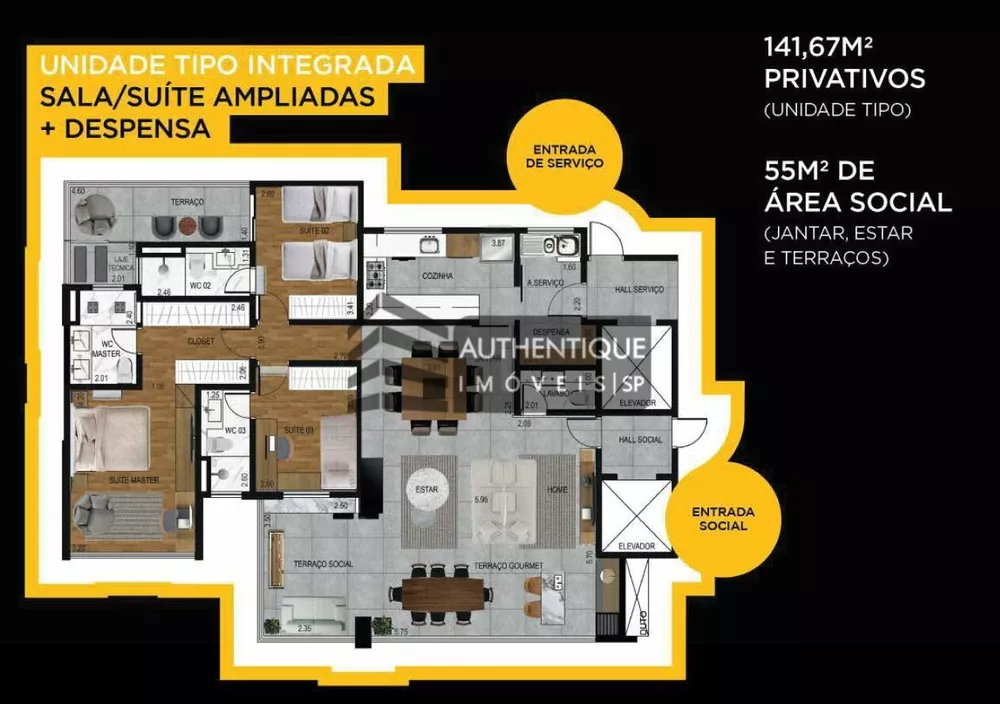 Cobertura à venda com 3 quartos, 240m² - Foto 22