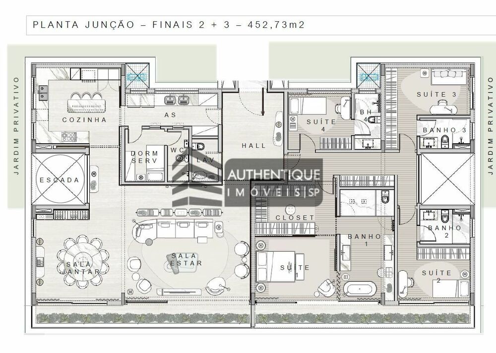 Apartamento, 4 quartos, 452 m² - Foto 12