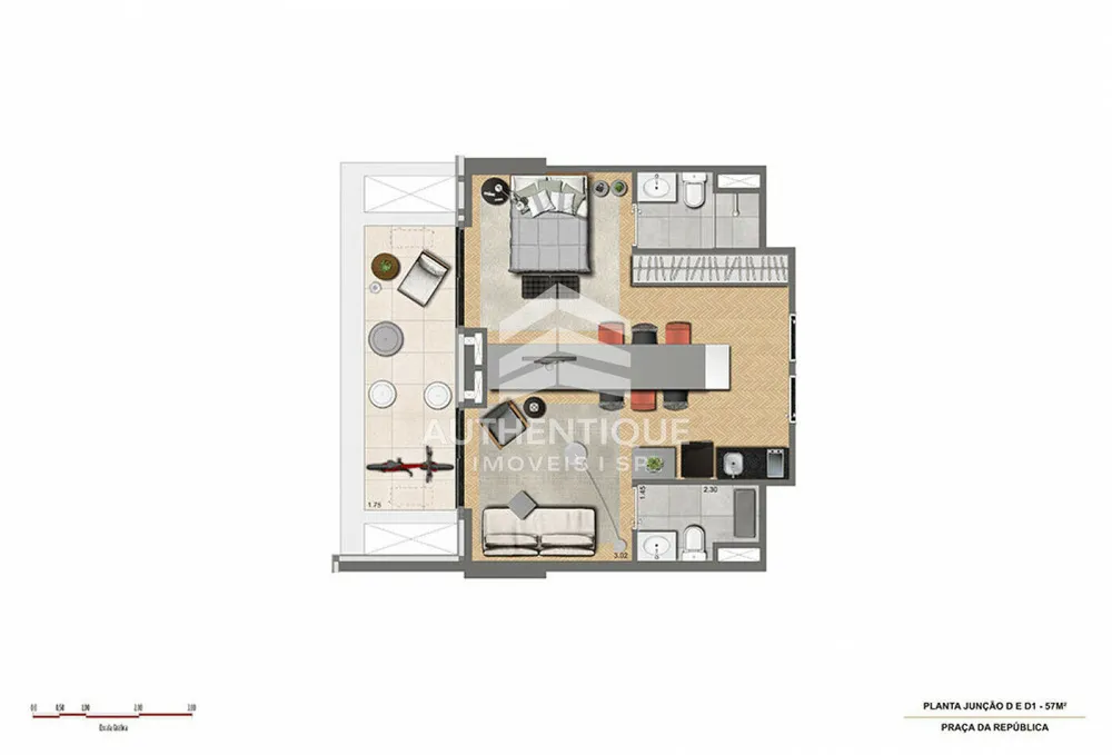 Apartamento, 2 quartos, 46 m² - Foto 6