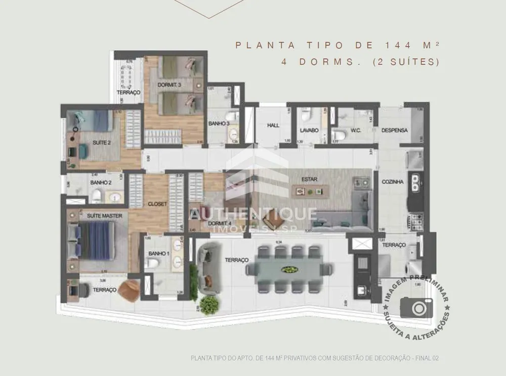 Apartamento, 4 quartos, 180 m² - Foto 8