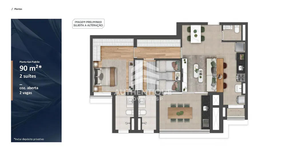 Apartamento, 2 quartos, 88 m² - Foto 12