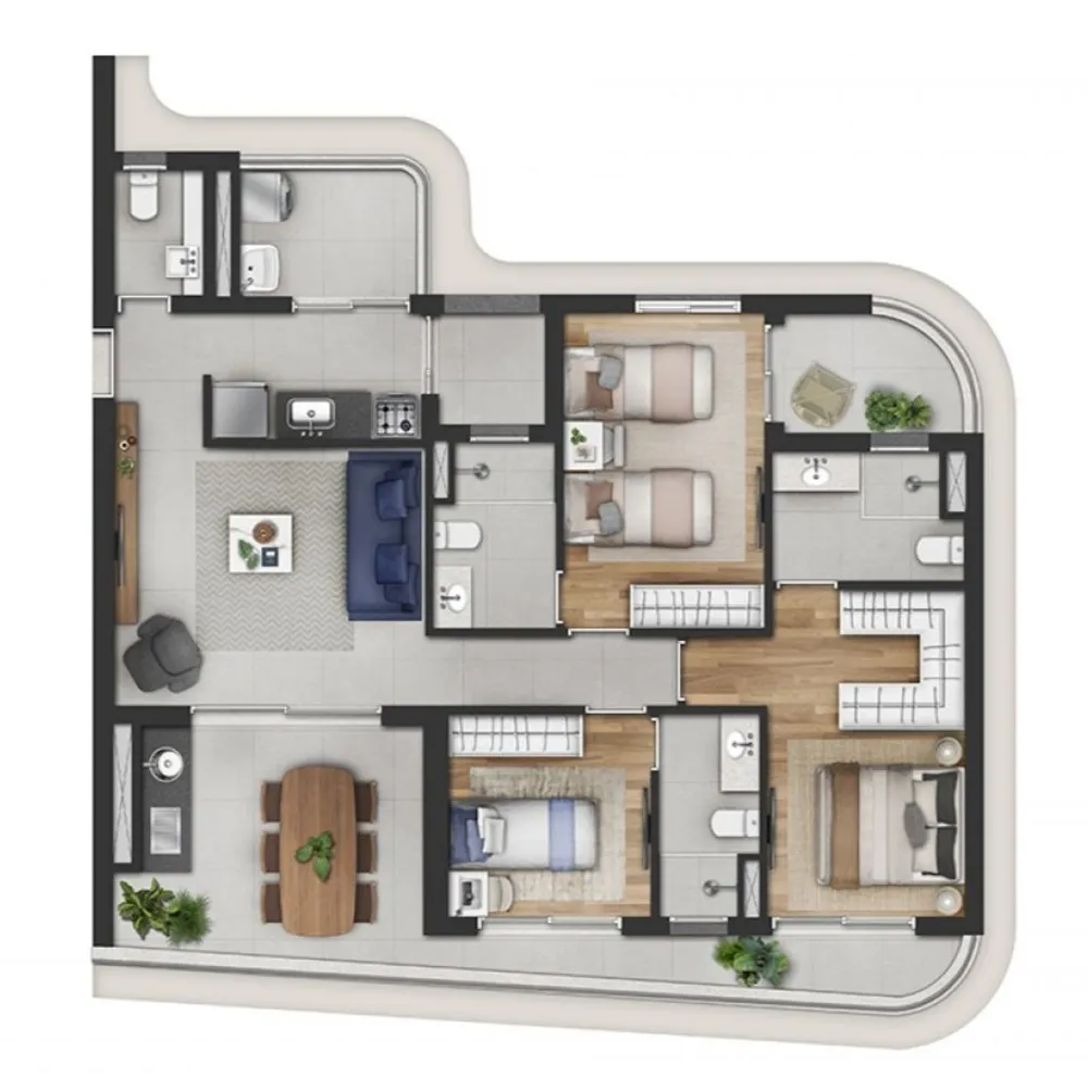 Apartamento, 3 quartos, 96 m² - Foto 12