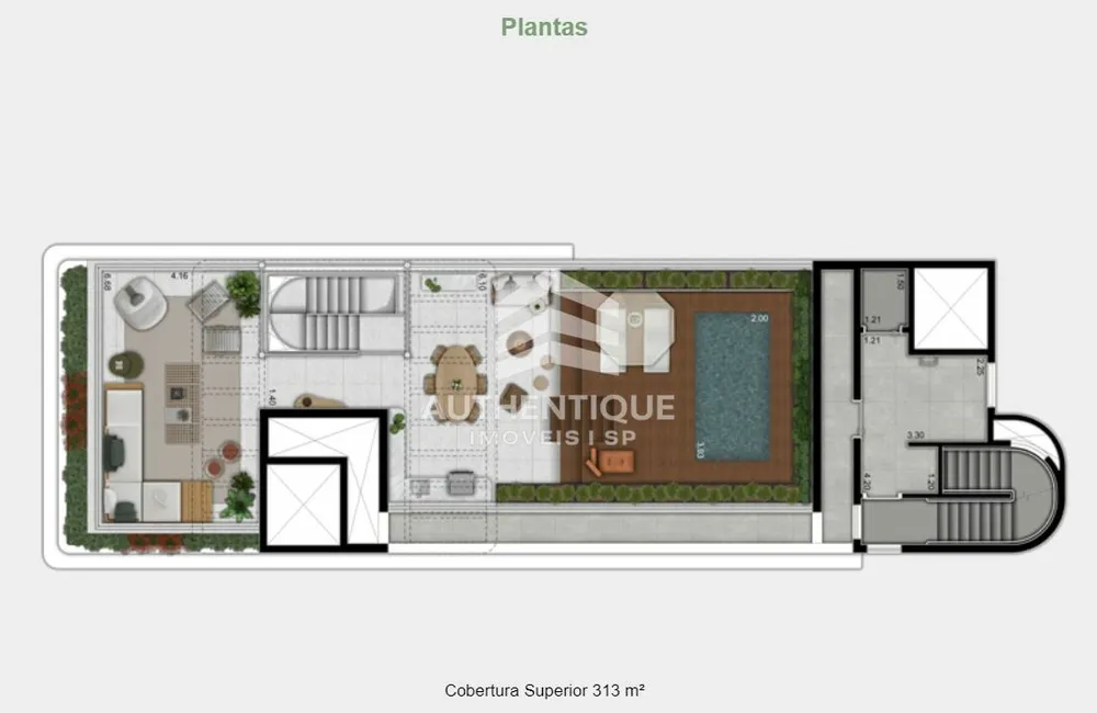 Cobertura, 3 quartos, 283 m² - Foto 13