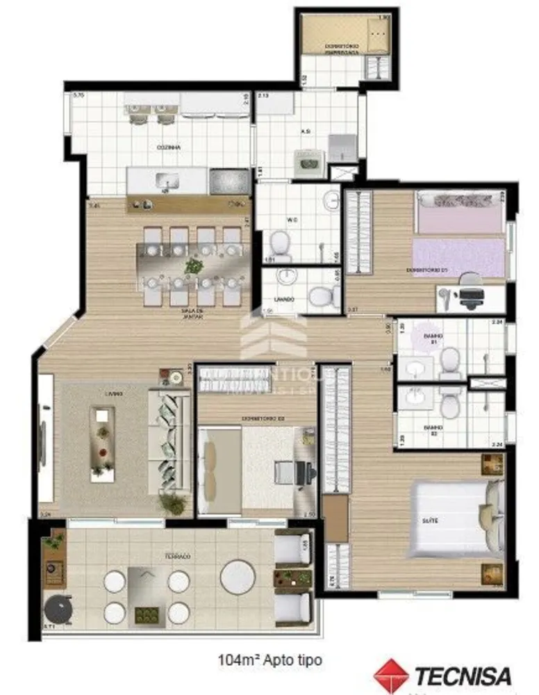 Apartamento, 3 quartos, 104 m² - Foto 17