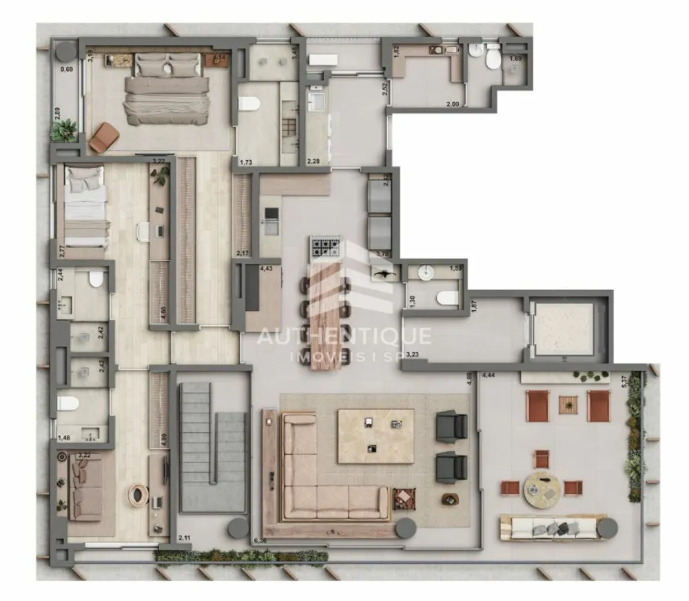 Cobertura, 3 quartos, 313 m² - Foto 23