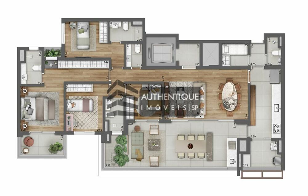 Apartamento, 4 quartos, 167 m² - Foto 8