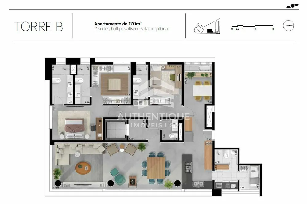 Apartamento, 3 quartos, 170 m² - Foto 15