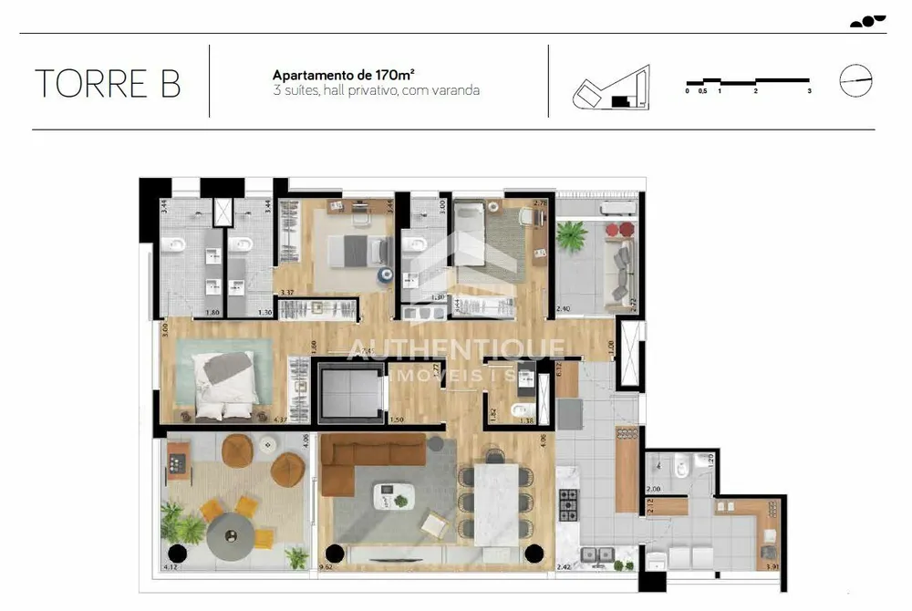 Apartamento, 3 quartos, 170 m² - Foto 16