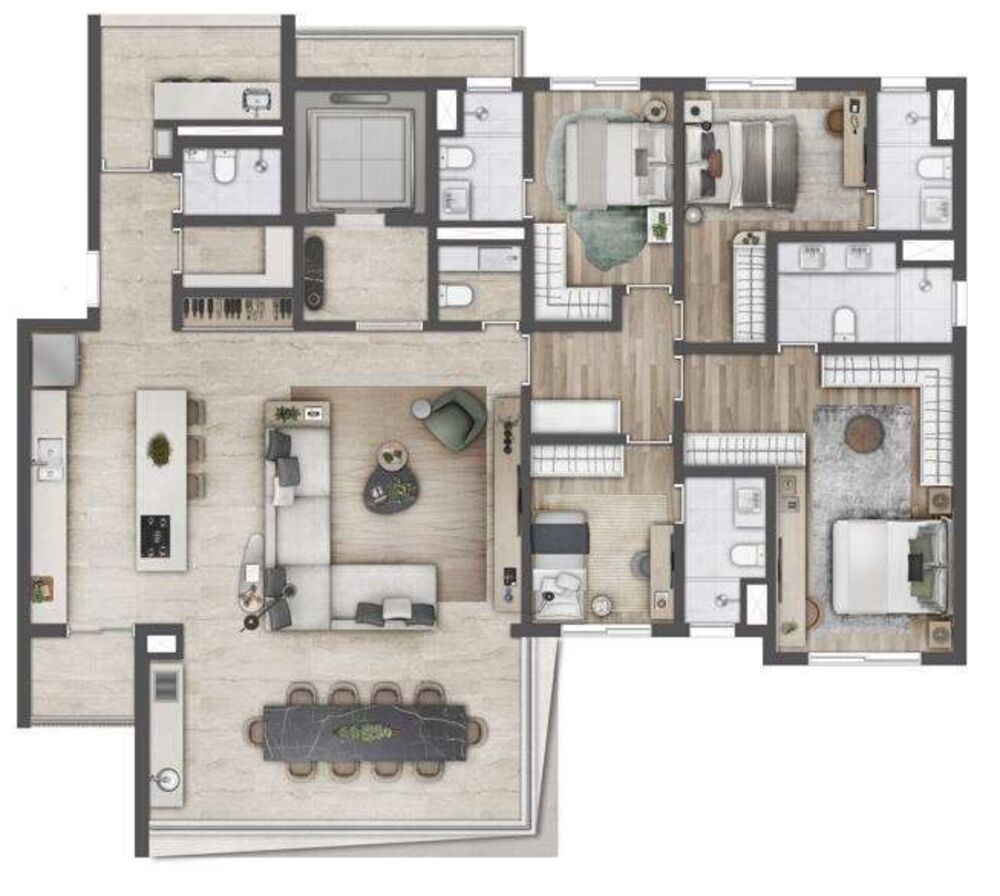 Apartamento, 4 quartos, 292 m² - Foto 8