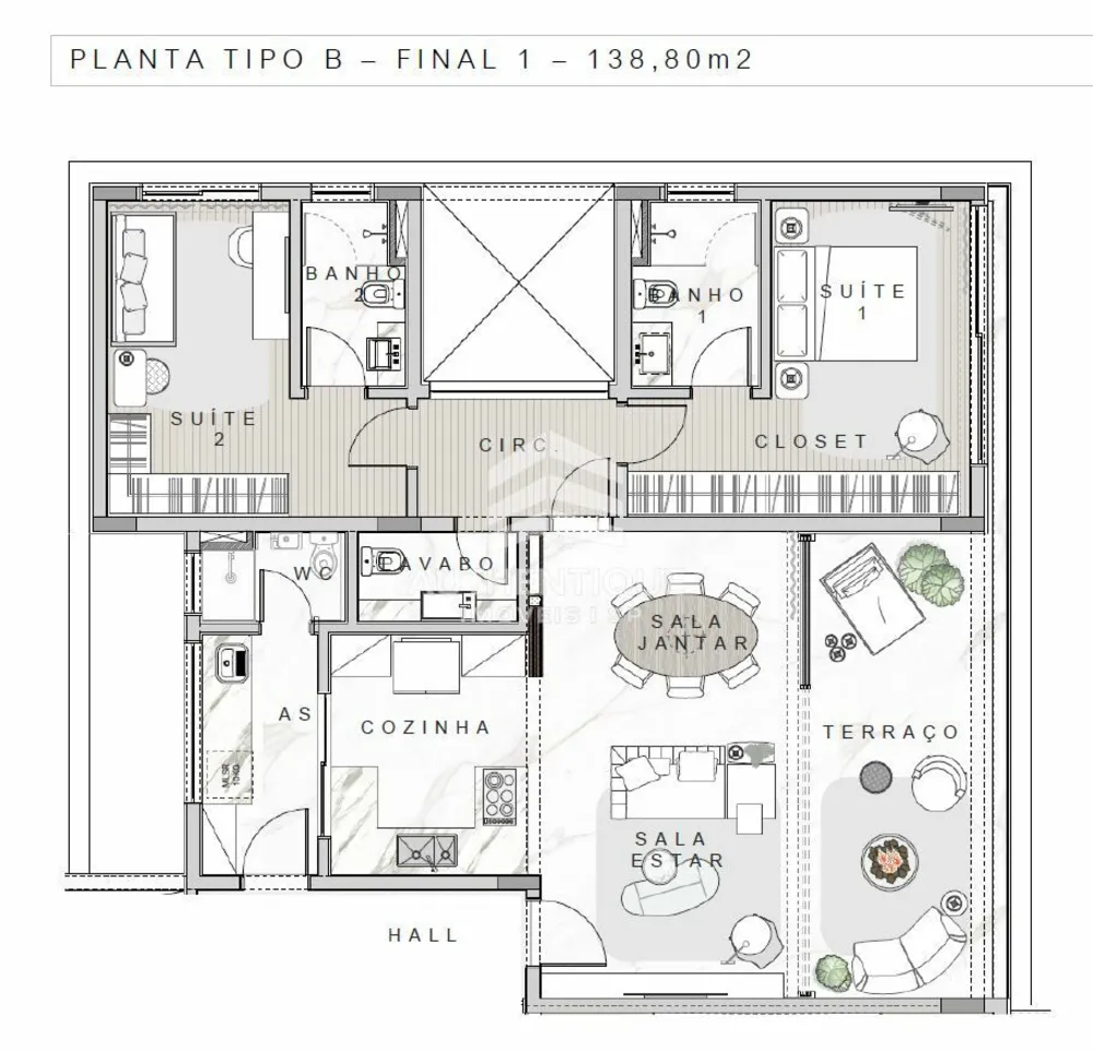 Apartamento, 2 quartos, 147 m² - Foto 13