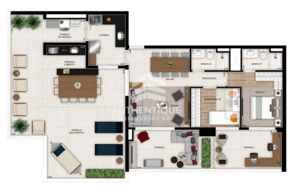 Apartamento, 2 quartos, 75 m² - Foto 16