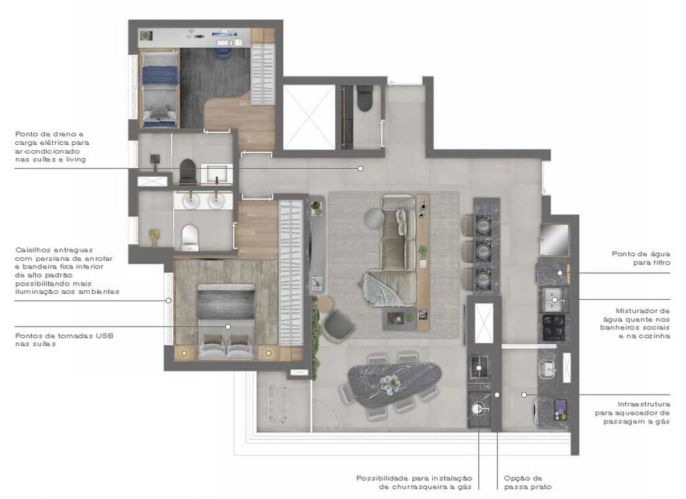 Apartamento à venda com 3 quartos, 148m² - Foto 23
