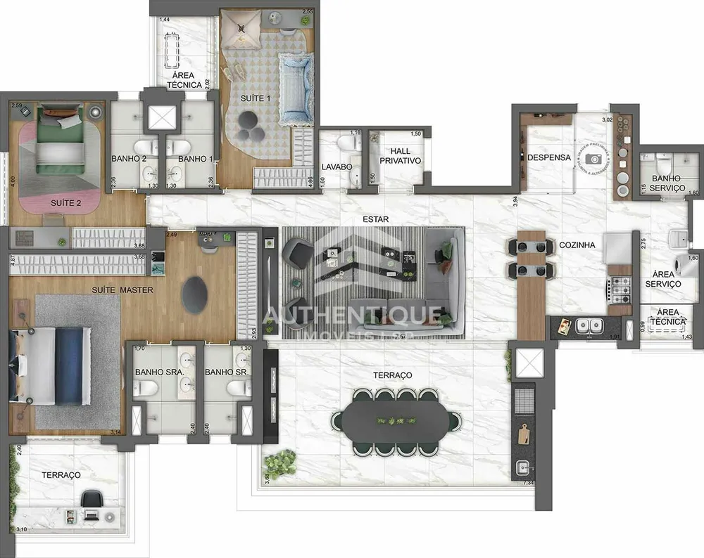 Apartamento, 4 quartos, 185 m² - Foto 19