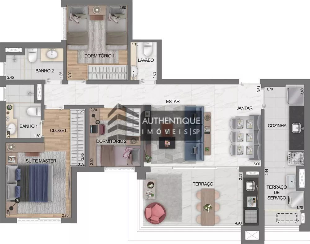 Apartamento à venda com 4 quartos, 145m² - Foto 31