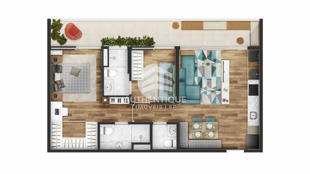 Apartamento, 2 quartos, 60 m² - Foto 11