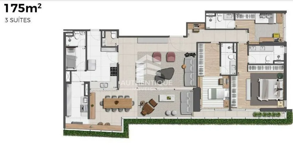 Cobertura, 3 quartos, 196 m² - Foto 10