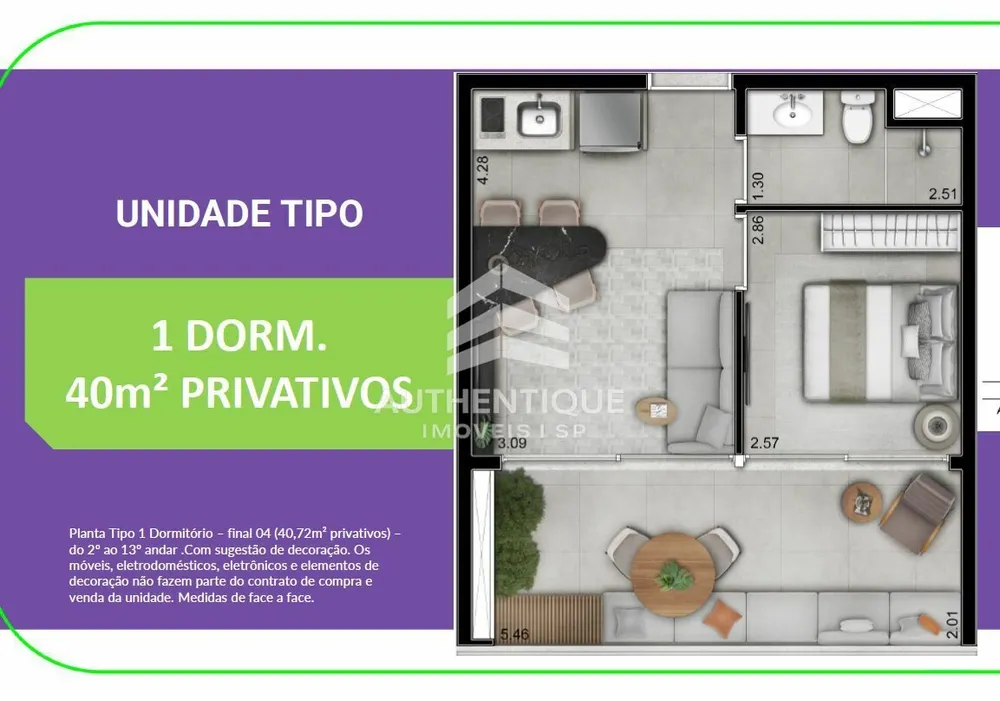 Apartamento, 1 quarto, 26 m² - Foto 28