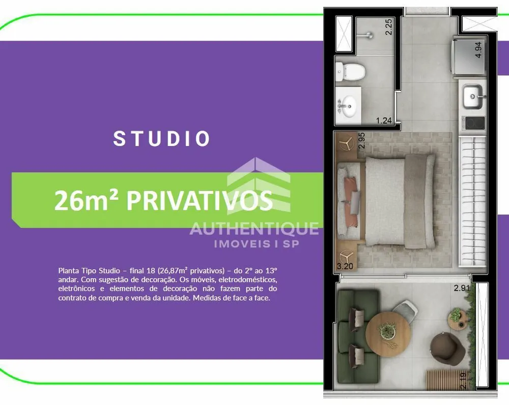 Apartamento, 1 quarto, 26 m² - Foto 30