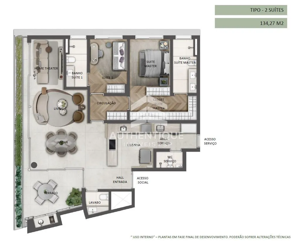 Apartamento, 2 quartos, 107 m² - Foto 14