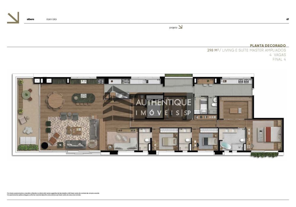 Apartamento, 3 quartos, 180 m² - Foto 1