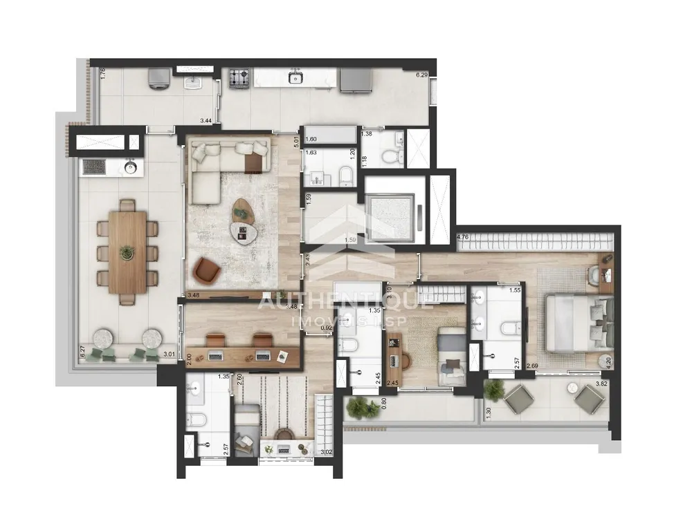Apartamento, 4 quartos, 205 m² - Foto 16