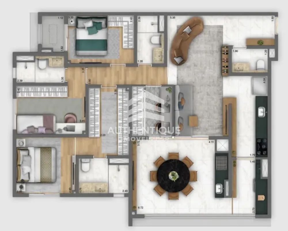 Apartamento, 3 quartos, 120 m² - Foto 24