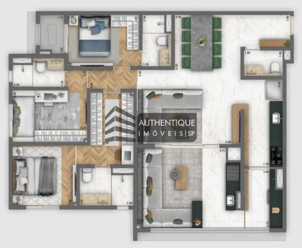 Apartamento, 3 quartos, 120 m² - Foto 7