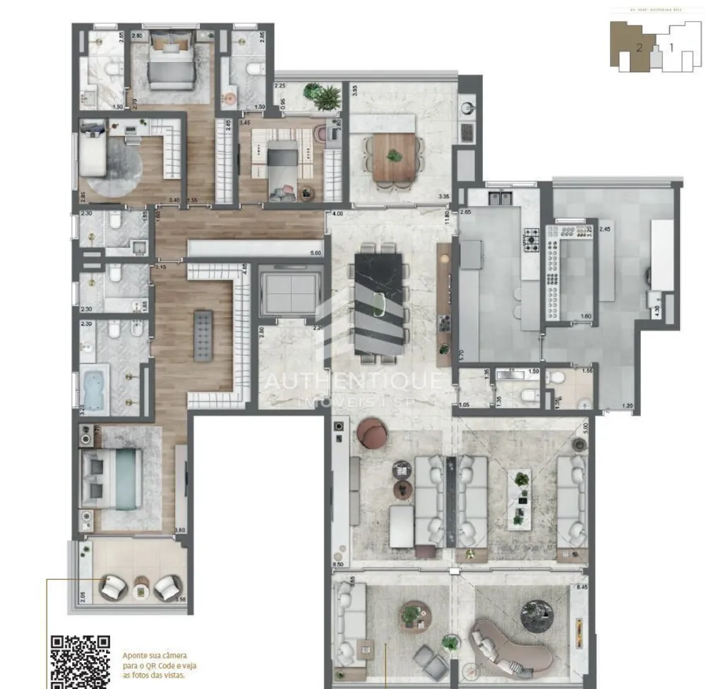 Apartamento, 4 quartos, 469 m² - Foto 2