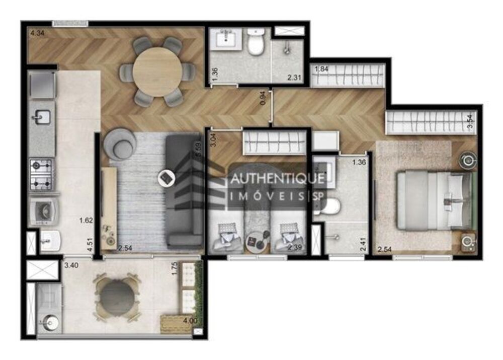 Apartamento, 2 quartos, 67 m² - Foto 13