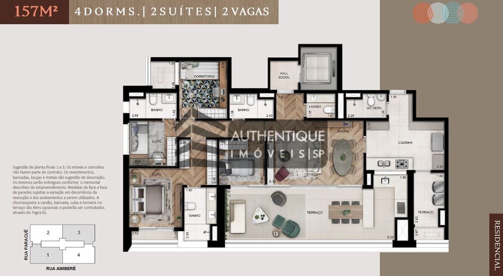 Apartamento, 4 quartos, 157 m² - Foto 5