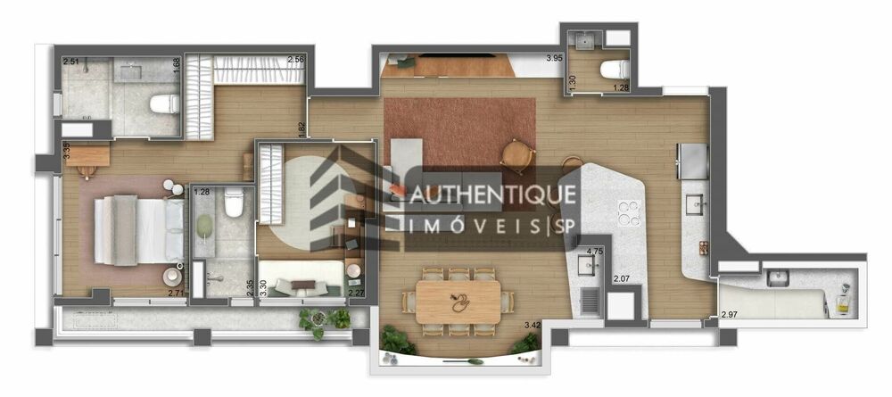 Apartamento, 3 quartos, 309 m² - Foto 4