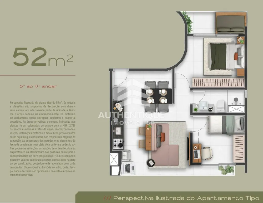 Cobertura, 2 quartos, 139 m² - Foto 12