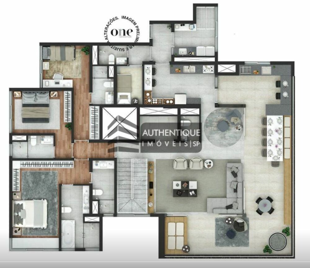 Apartamento à venda com 4 quartos, 344m² - Foto 33