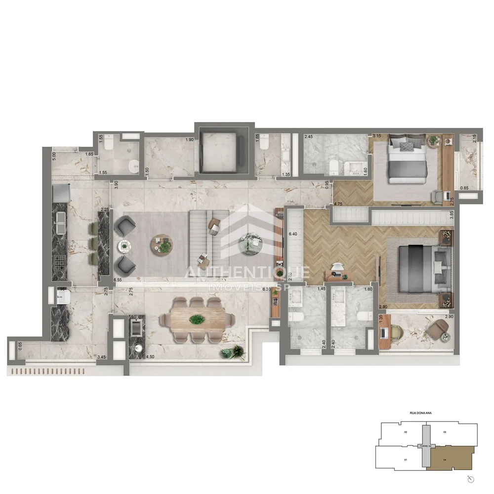 Apartamento, 4 quartos, 139 m² - Foto 42