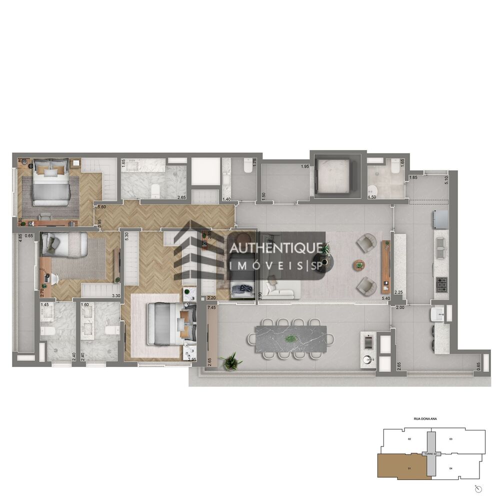 Apartamento, 4 quartos, 139 m² - Foto 8