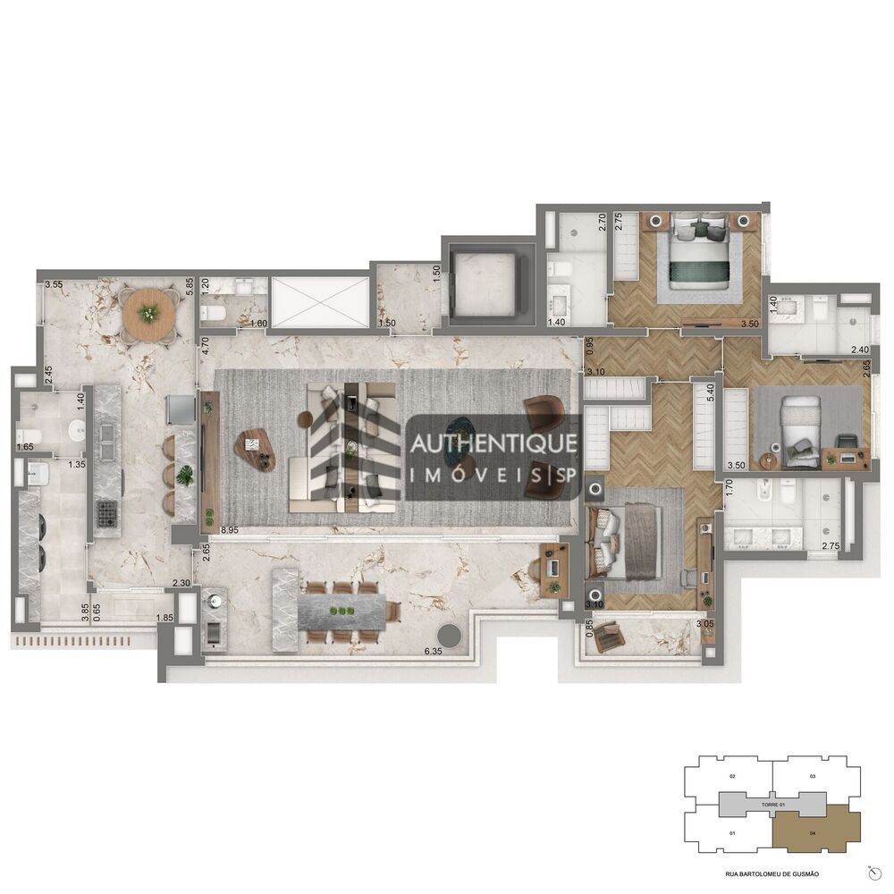 Apartamento, 4 quartos, 139 m² - Foto 18