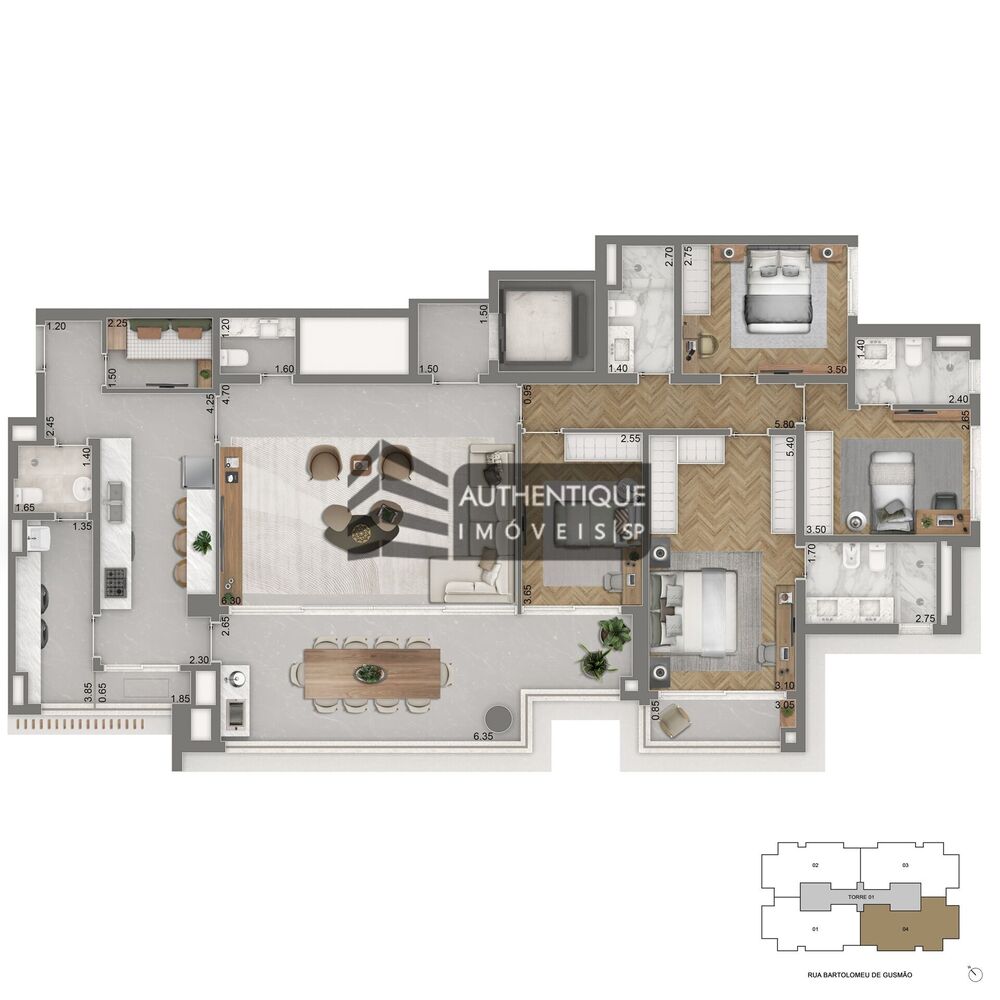 Apartamento, 4 quartos, 139 m² - Foto 34