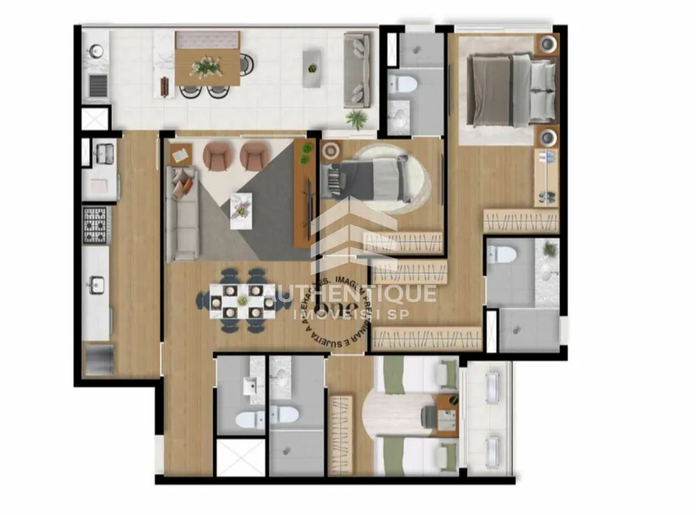 Apartamento, 3 quartos, 109 m² - Foto 9