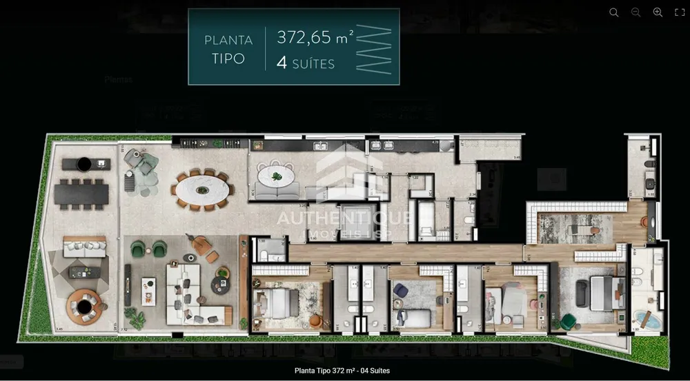 Apartamento, 4 quartos, 322 m² - Foto 7