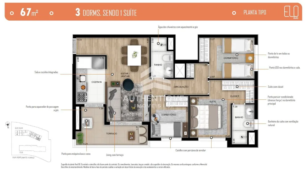 Apartamento, 2 quartos, 47 m² - Foto 52