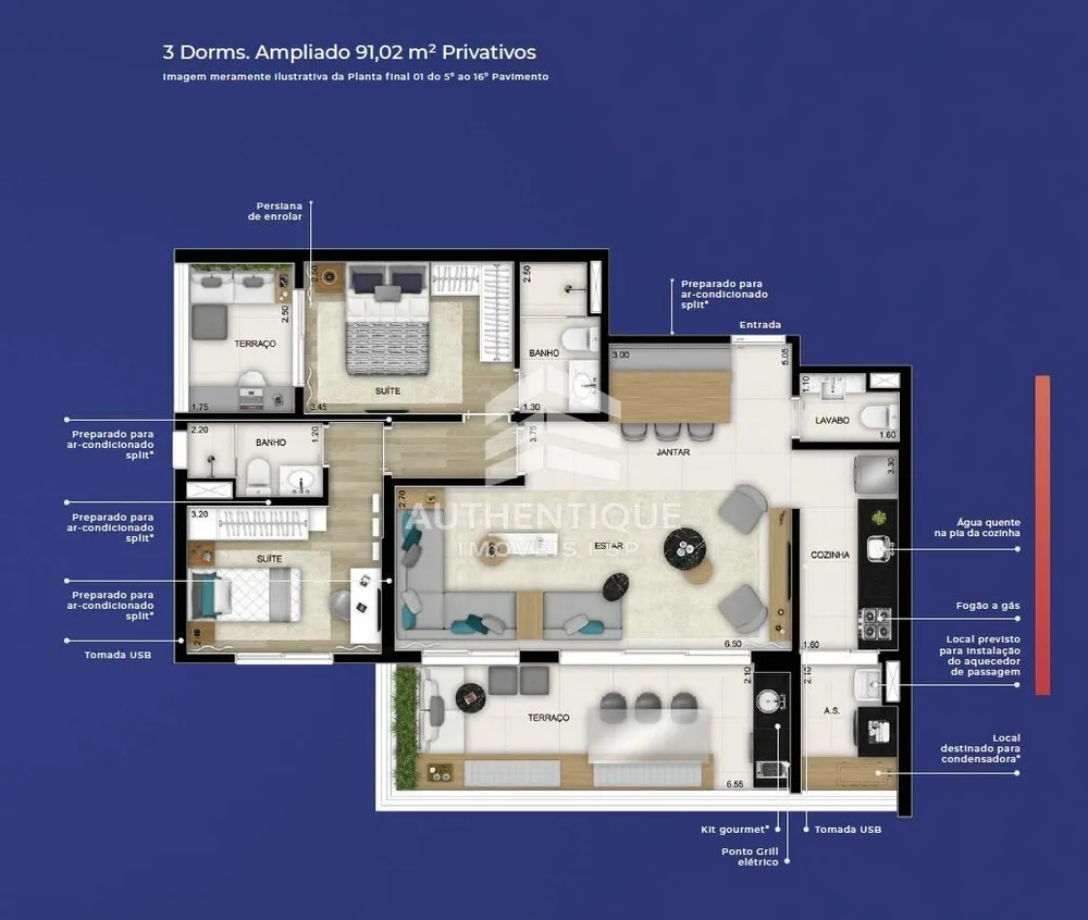 Apartamento, 3 quartos, 121 m² - Foto 15