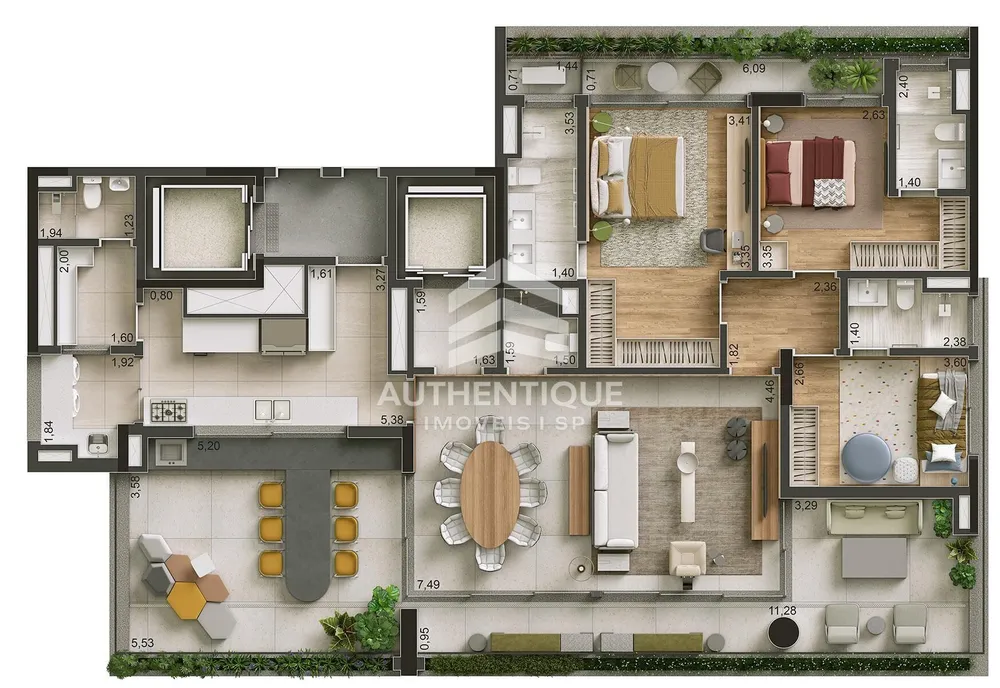Apartamento, 3 quartos, 167 m² - Foto 18