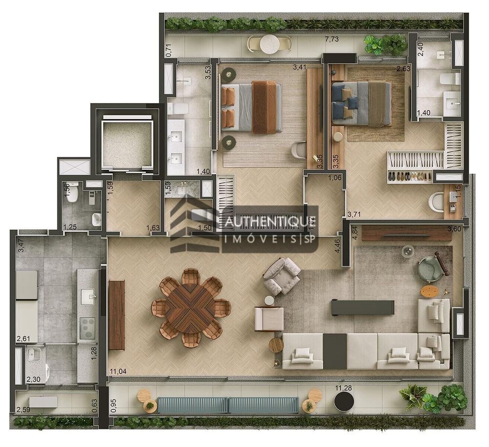 Apartamento, 3 quartos, 167 m² - Foto 10