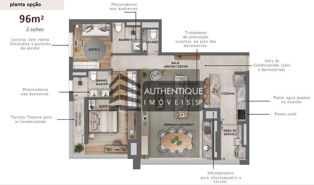 Apartamento, 3 quartos, 96 m² - Foto 16