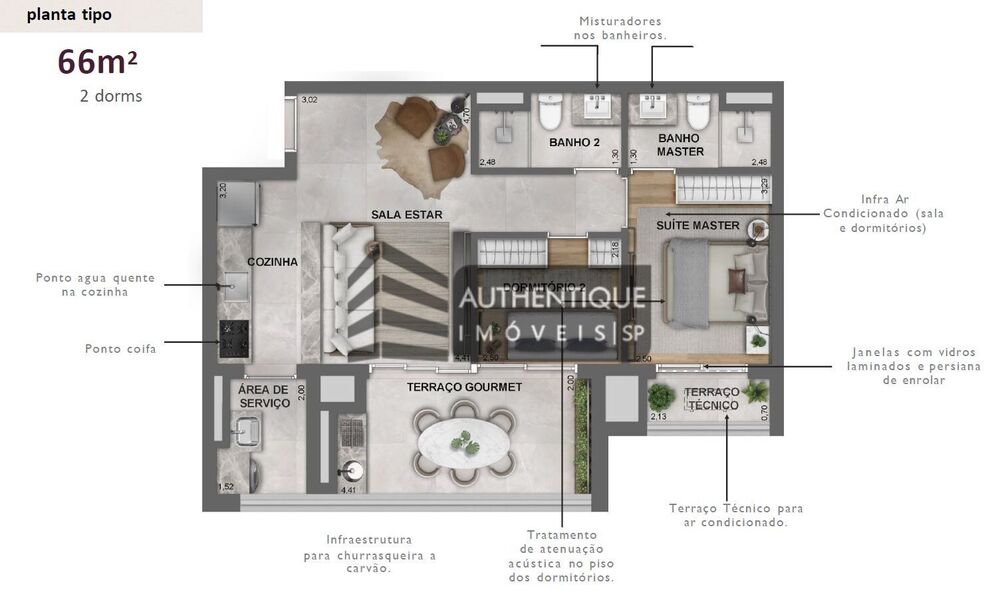 Apartamento, 3 quartos, 96 m² - Foto 23