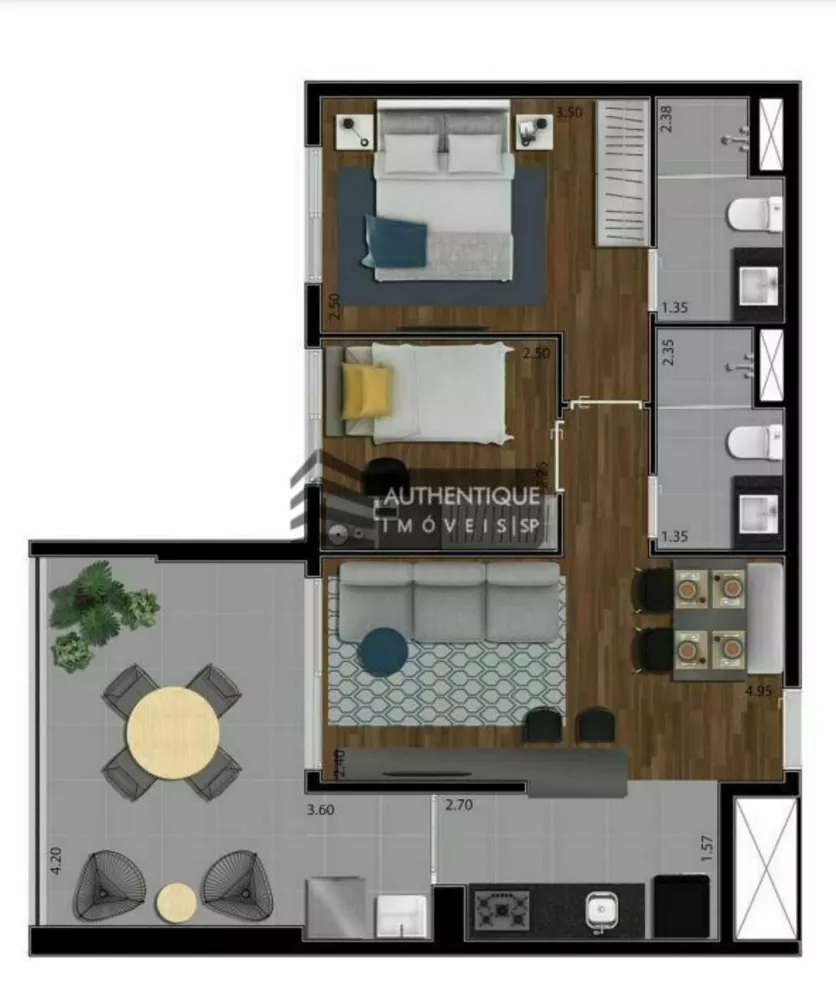 Apartamento à venda com 2 quartos, 98m² - Foto 34