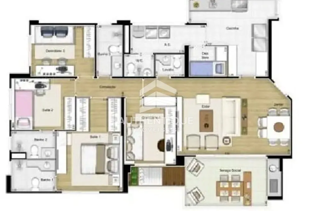 Apartamento, 3 quartos, 133 m² - Foto 38